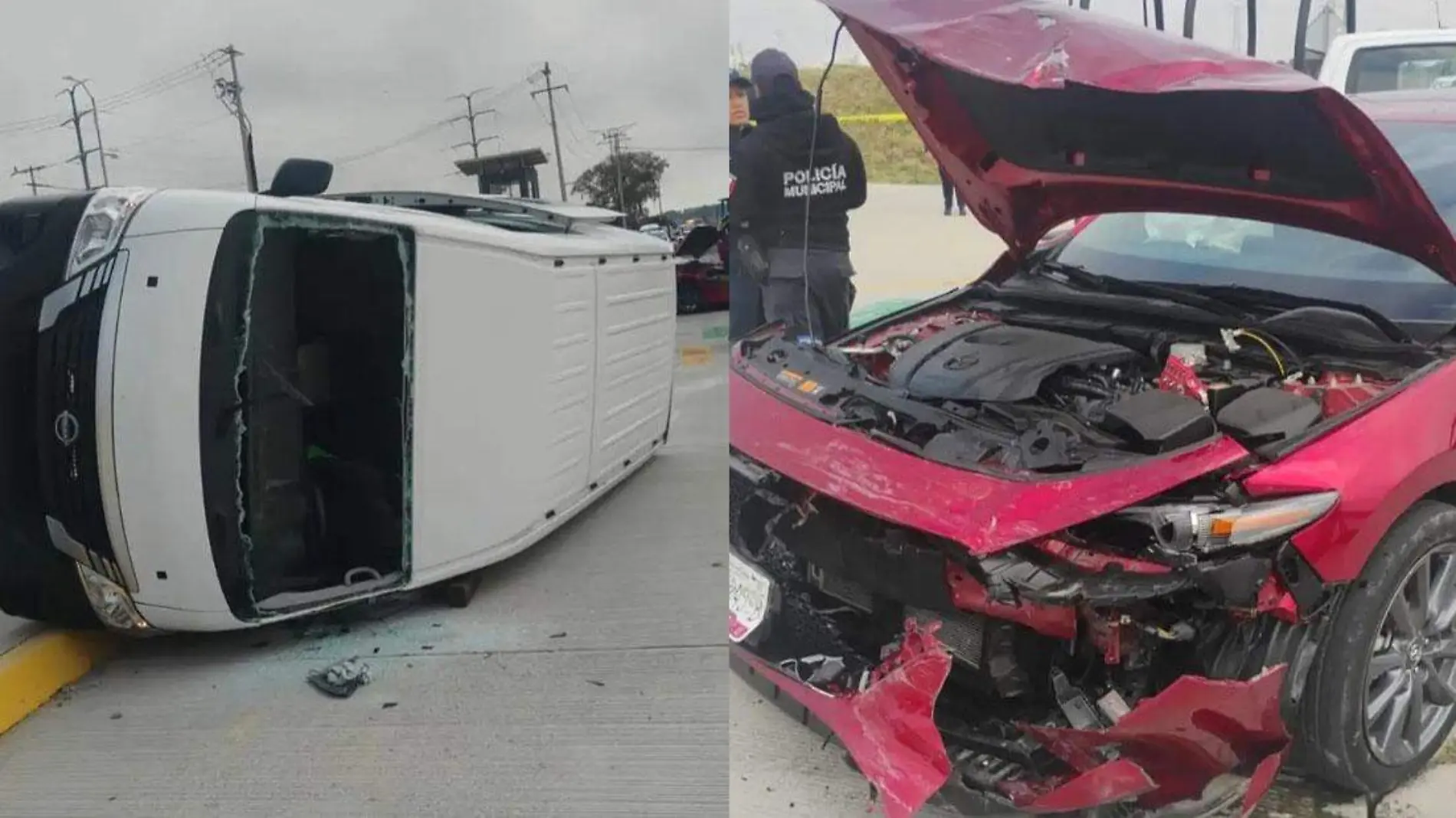 accidente en ciudad modelo